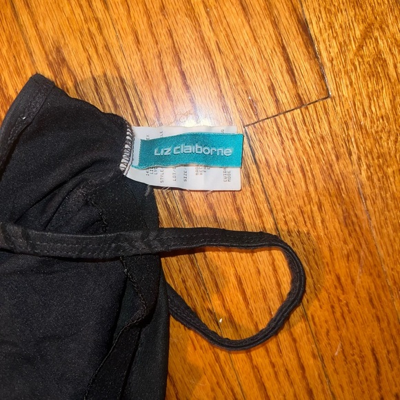 Liz Claiborne black bathing suit- size 10 - Picture 3 of 4